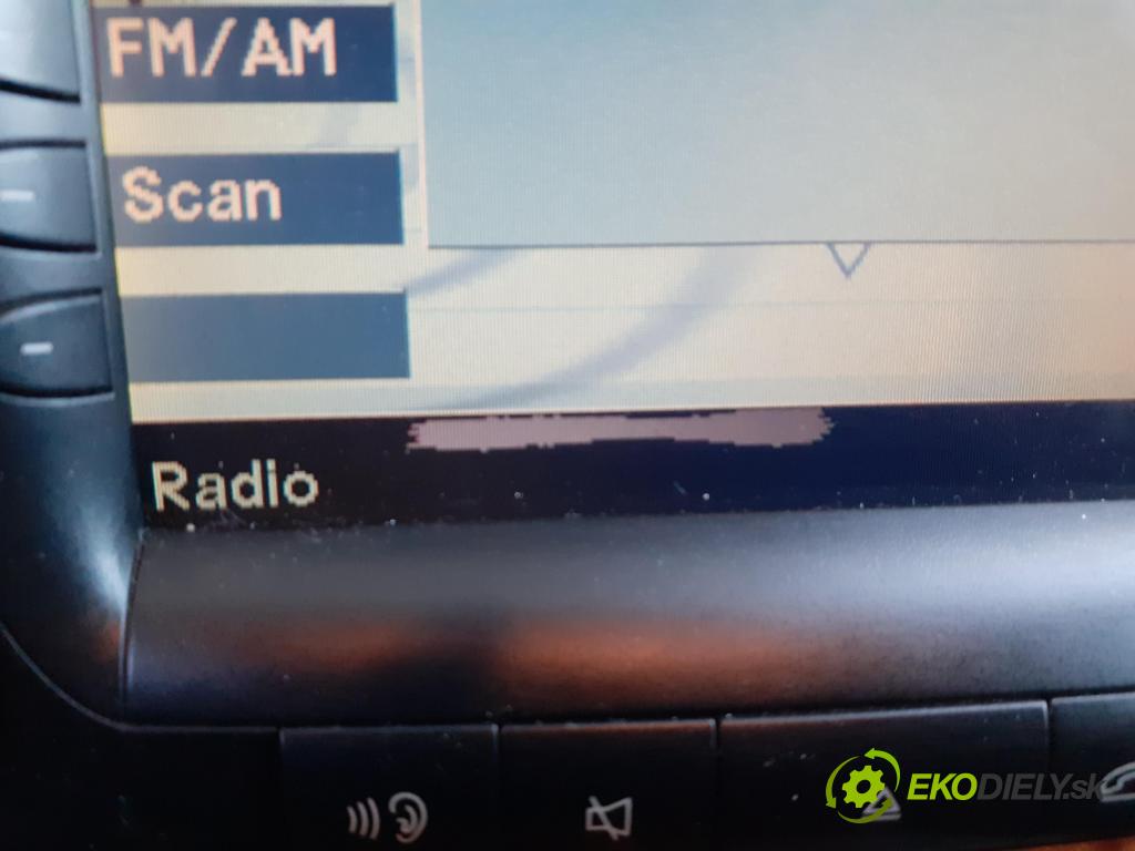 MERCEDES-BENZ KLASA S (W220) SEDAN 2003 191,00 S 400 CDI V8 260 - OM 628.960 3996,00 RADIO 2208274142 ; 2208270257