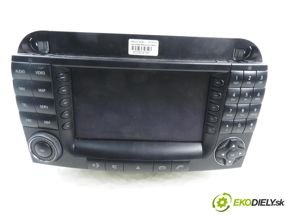 MERCEDES-BENZ KLASA S (W220) SEDAN 2003 191,00 S 400 CDI V8 260 - OM 628.960 3996,00 RADIO 2208274142 ; 2208270257