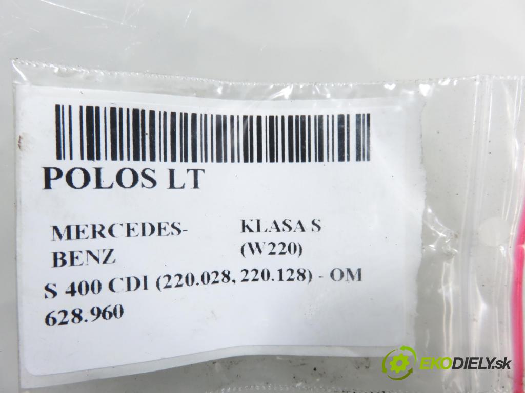 MERCEDES-BENZ KLASA S (W220) SEDAN 2003 191,00 S 400 CDI V8 260 - OM 628.960 3996,00 Poloos LT
