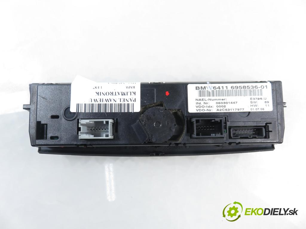 BMW 1 (E87) HB 2005 85,00 116 i - N45 B16 A 1596,00 Panel kúrenia KLIMATRONIK 64116958536