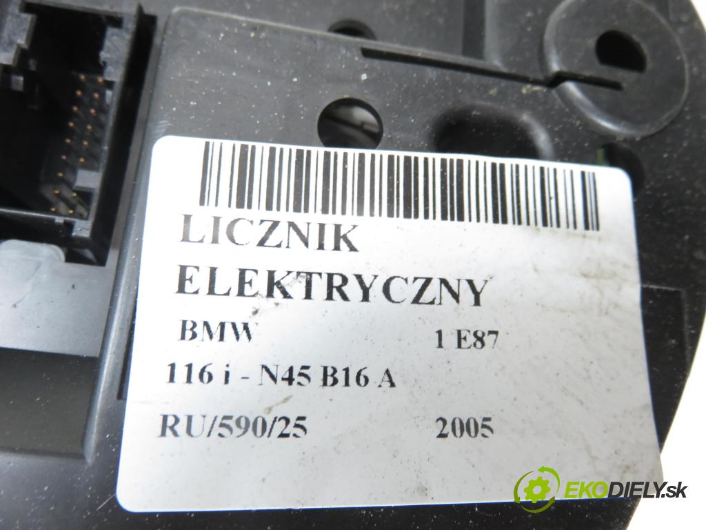 BMW 1 (E87) HB 2005 85,00 116 i - N45 B16 A 1596,00 Prístrojovka elektrický 102493231