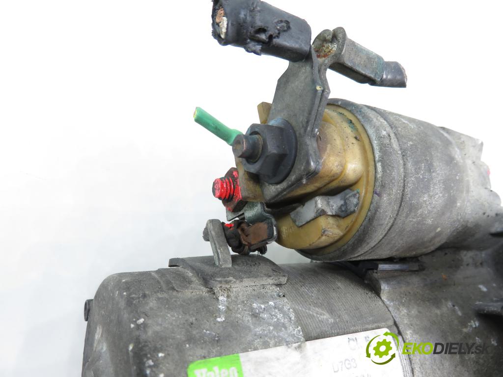 PEUGEOT 206 liftback (2A/C) HB 2005 51,00 1.4 HDi - 8HX (DV4TD) 1398,00 startér 9645100680 ; D7G3 (Startér)