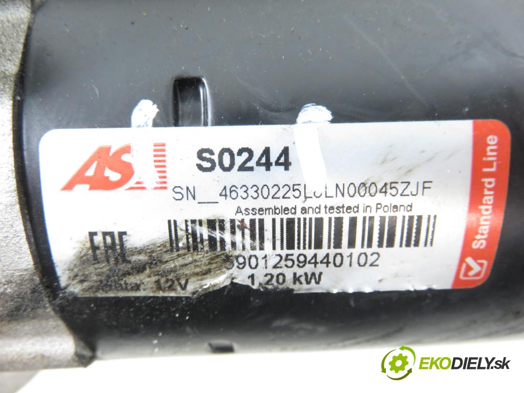 BMW 1 (E87) HB 2005 85,00 116 i - N45 B16 A 1596,00 startér S0244 (Startér)