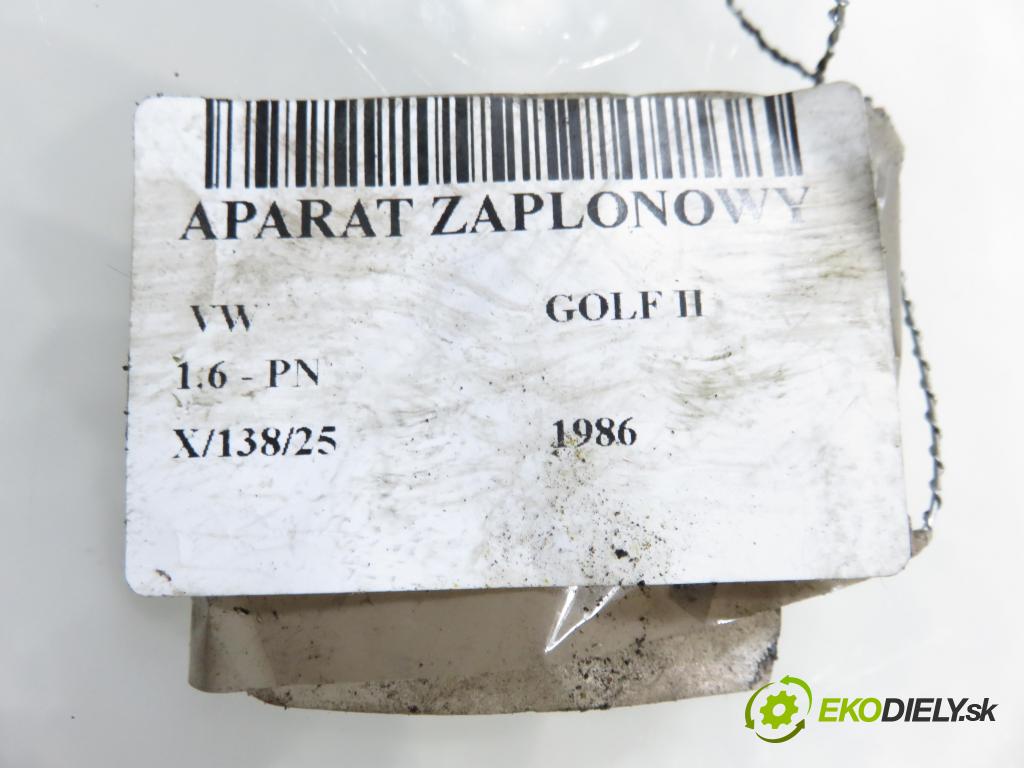 VW GOLF II (19E, 1G1) HB 1986 51,00 1.6 - PN 1595,00 Rozdeľovač zapaľovací 026905206 ; 0237020103