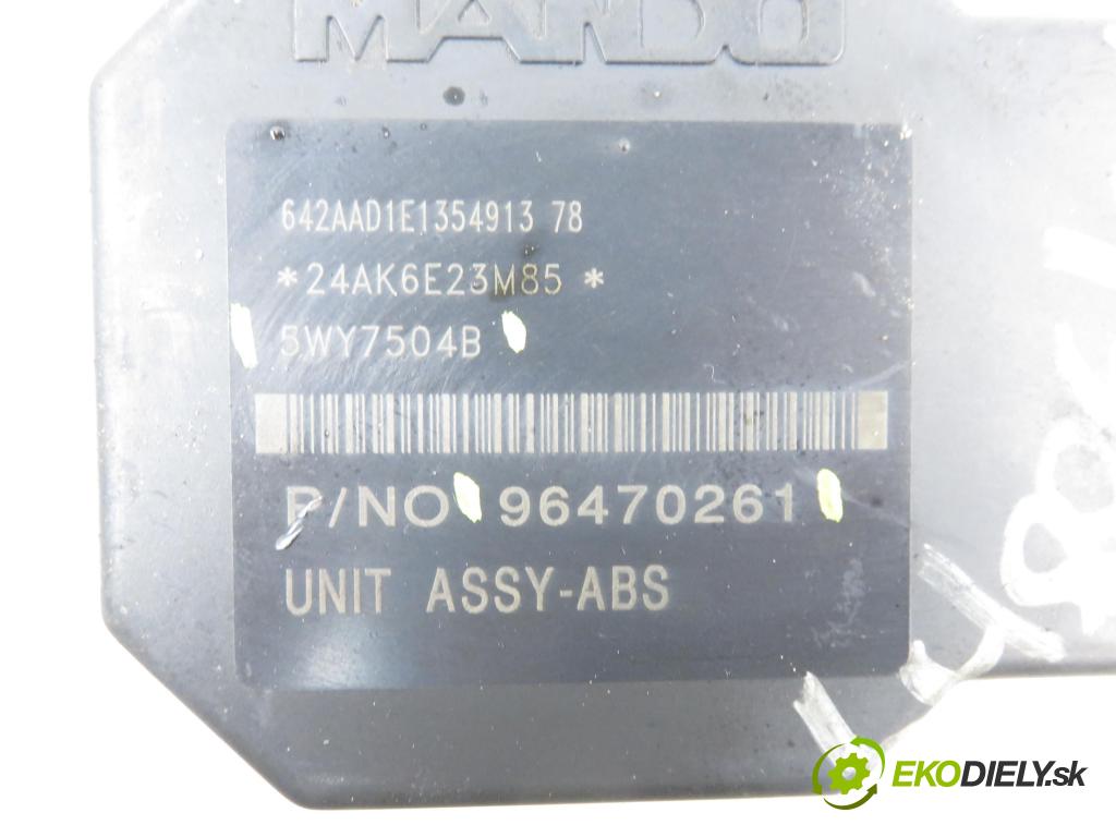 CHEVROLET AVEO sedan (T250, T255) SEDAN 2007 0,00 1.4 - L14 1399,00 Pumpa ABS 96470261 ; 5WY7504B ; 96470254 (Pumpa ABS)