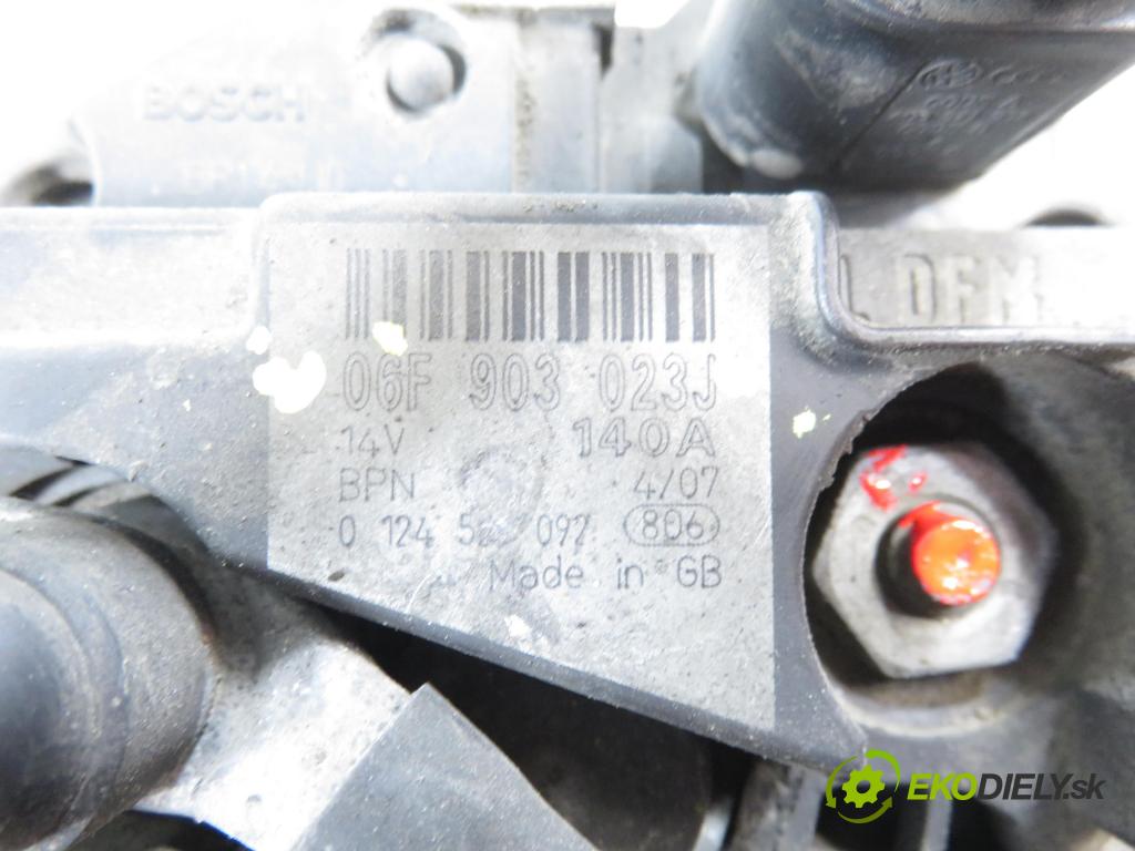 VW SHARAN (7M8, 7M9, 7M6) MINIVAN 2007 103,00 2.0 TDI - BRT 1968,00 Alternátor 06F903023J (Alternátor)