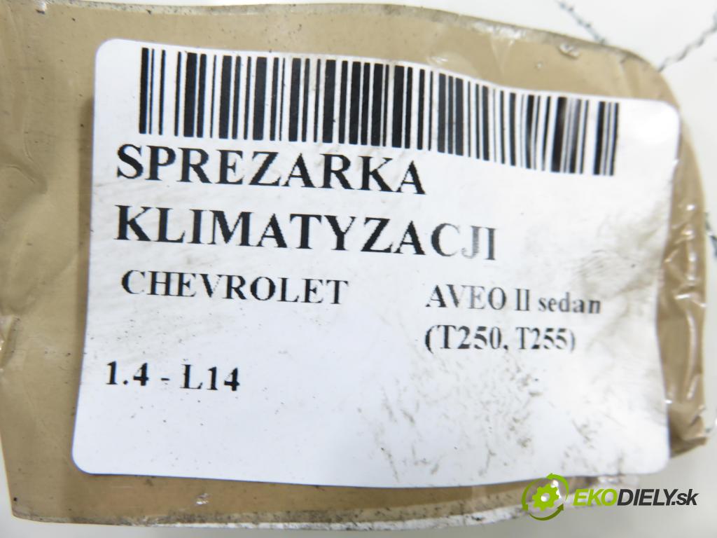 CHEVROLET AVEO sedan (T250, T255) SEDAN 2007 0,00 1.4 - L14 1399,00 KOMPRESOR: klimatizace 714978 (Kompresor klimatizace)