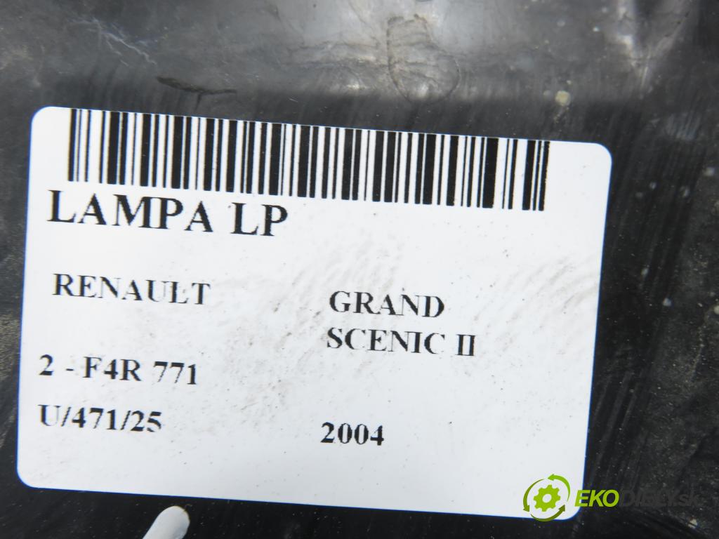 RENAULT GRAND SCENIC II (JM0/1_) MINIVAN 2004 99,00 2.0 135 - F4R 771 1998,00 Svetlo LP