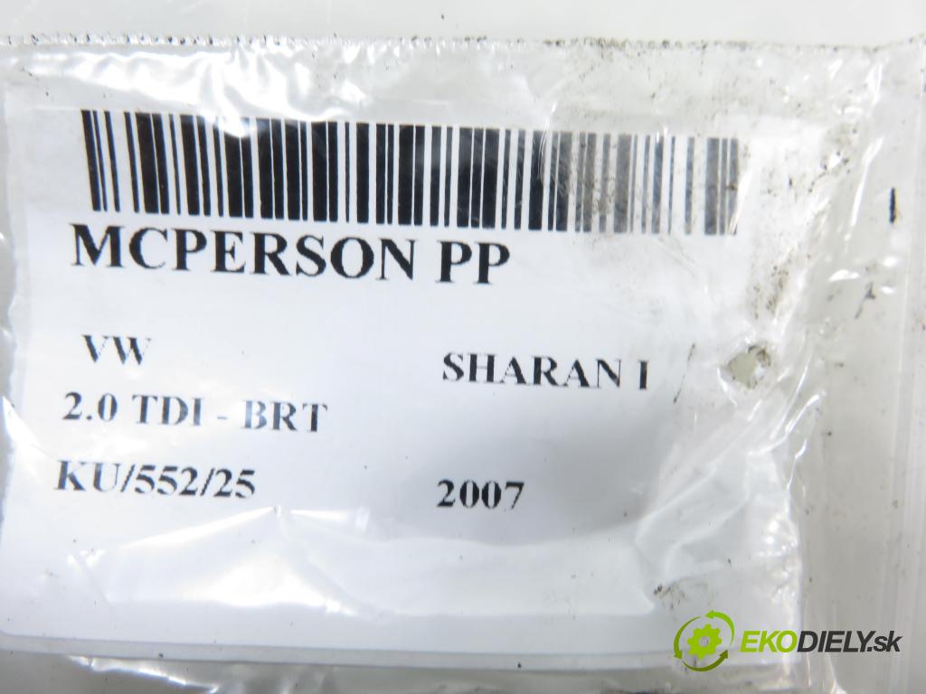 VW SHARAN (7M8, 7M9, 7M6) MINIVAN 2007 103,00 2.0 TDI - BRT 1968,00 MCPERSON PP