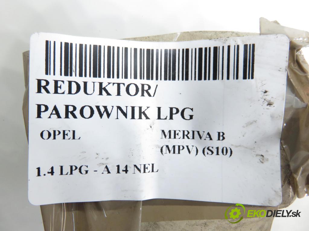 OPEL MERIVA B nadwozie wielkoprzestrzenne (MPV) (S10) MINIVAN 2008 88,00 1.4 LPG - A 14 NEL 1364,00 reduktor Výparník LPG 
