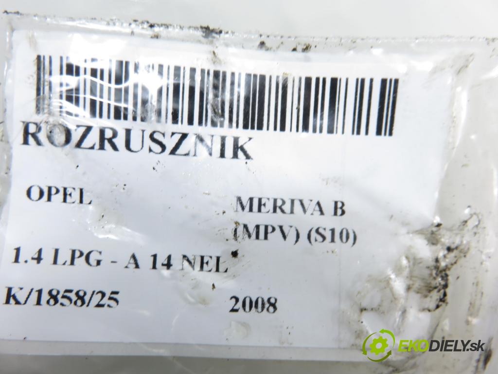 OPEL MERIVA B nadwozie wielkoprzestrzenne (MPV) (S10) MINIVAN 2008 88,00 1.4 LPG - A 14 NEL 1364,00 startér 0001107522 (Startér)