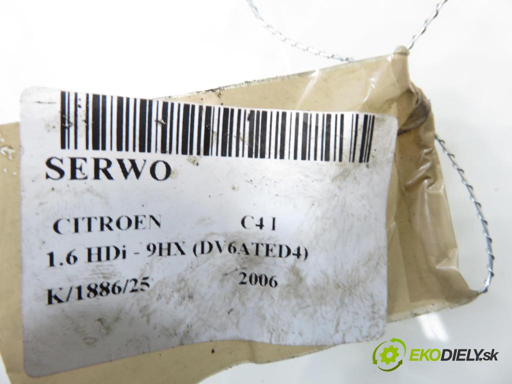 CITROEN C4 I (LC_) HB 2006 66,00 1.6 HDi - 9HX (DV6ATED4) 1560,00 posilovač 9639662180 ; 0204024613 (Servočerpadlo)