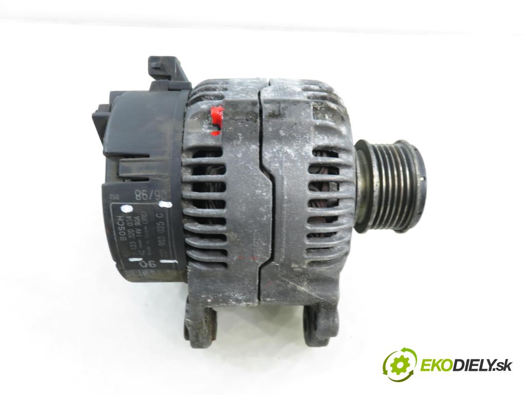 SKODA OCTAVIA I (1U2) LIFTBACK 1999 66,00 1.9 TDI 90- AGR 1896,00 Alternátor 037903025C ; 0123320034 (Alternátor)