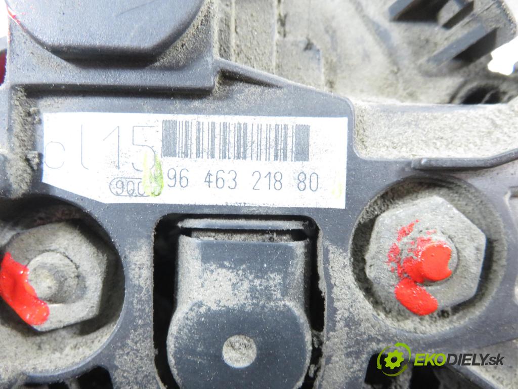 CITROEN C4 I (LC_) HB 2006 66,00 1.6 HDi - 9HX (DV6ATED4) 1560,00 Alternátor 9646321880 ; 0124525035 (Alternátor)