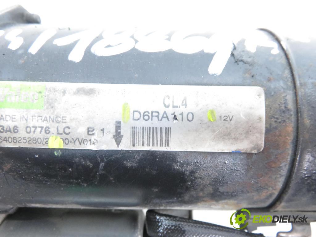 CITROEN C4 I (LC_) HB 2006 66,00 1.6 HDi - 9HX (DV6ATED4) 1560,00 startér 9640825280 ; D6RA110 (Startér)