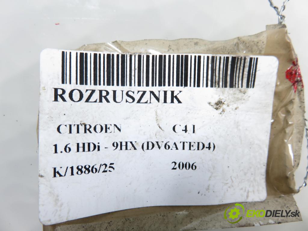 CITROEN C4 I (LC_) HB 2006 66,00 1.6 HDi - 9HX (DV6ATED4) 1560,00 startér 9640825280 ; D6RA110 (Startér)