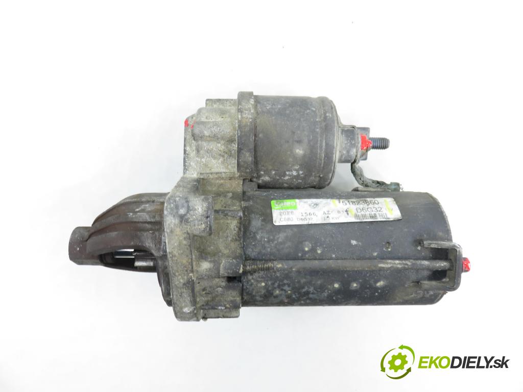 FIAT FIORINO nadwozie zamknięte / kombi (225_) FURGON 2008 55,00 1.3 D Multijet 1248,00 startér 51823860 ; D6G32 (Startér)