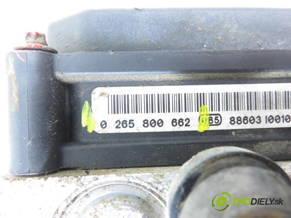 FIAT FIORINO nadwozie zamknięte / kombi (225_) FURGON 2008 55,00 1.3 D Multijet 1248,00 Pumpa ABS 0265800662 ; 0265231997 ; 51801321 (Pumpa ABS)