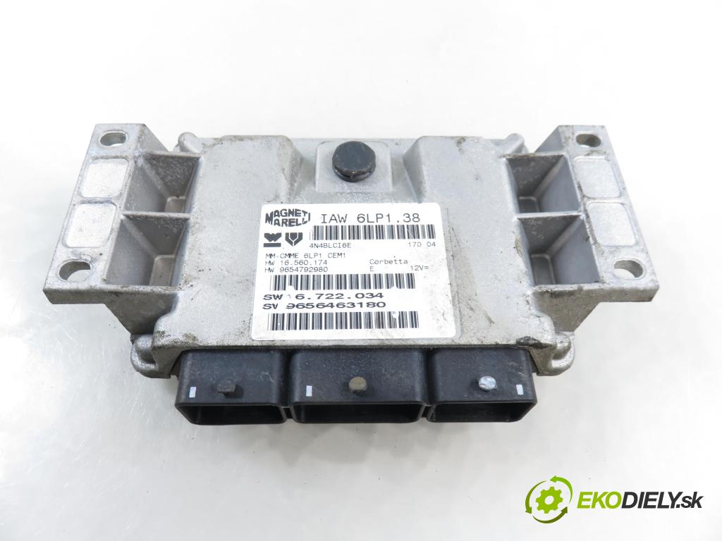 PEUGEOT 307 (3A/C) HB 2003 100,00 2.0 16V - RFN (EW10J4) 1997,00 Riadiaca jednotka Motor 9656463180