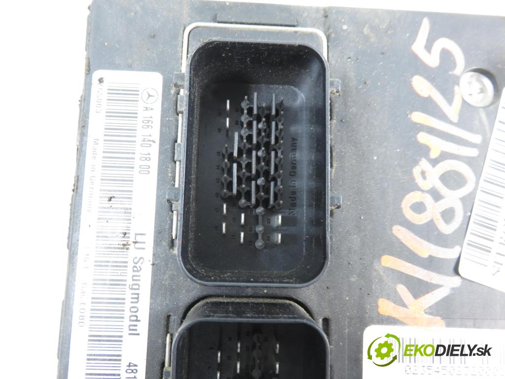 MERCEDES-BENZ KLASA A (W168) HB 2000 75,00 1.6 102 A 160  M 166.960 1598,00 Riadiaca jednotka Motor A0235450232 ; 412250004001