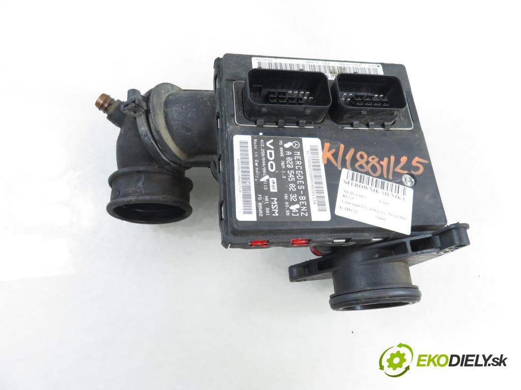 MERCEDES-BENZ KLASA A (W168) HB 2000 75,00 1.6 102 A 160  M 166.960 1598,00 Riadiaca jednotka Motor A0235450232 ; 412250004001
