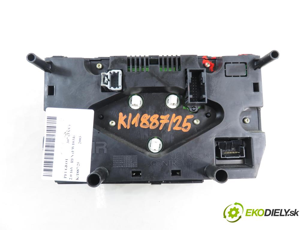 PEUGEOT 307 (3A/C) HB 2003 100,00 2.0 16V - RFN (EW10J4) 1997,00 Panel kúrenia KLIMATRONIK 96527144XT
