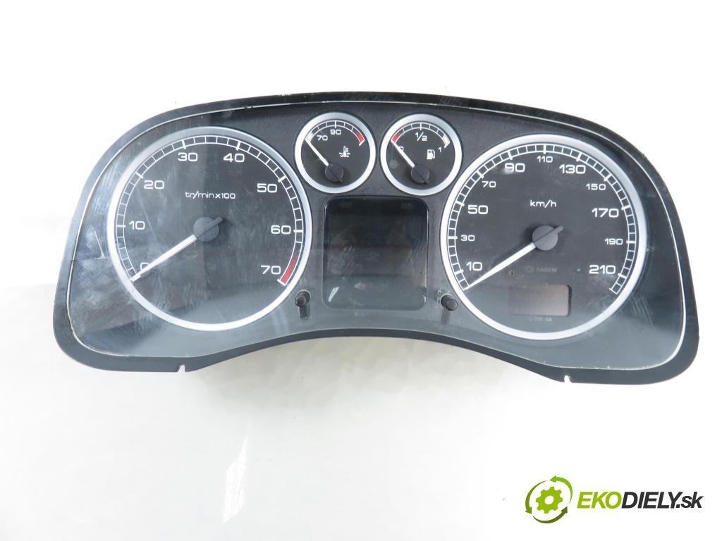 PEUGEOT 307 (3A/C) HB 2003 100,00 2.0 16V - RFN (EW10J4) 1997,00 Prístrojovka elektrický 9655476380