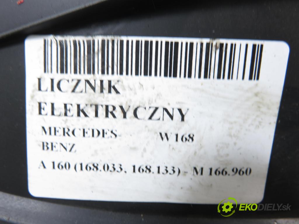 MERCEDES-BENZ KLASA A (W168) HB 2000 75,00 1.6 102 A 160  M 166.960 1598,00 Prístrojovka elektrický 09052689902
