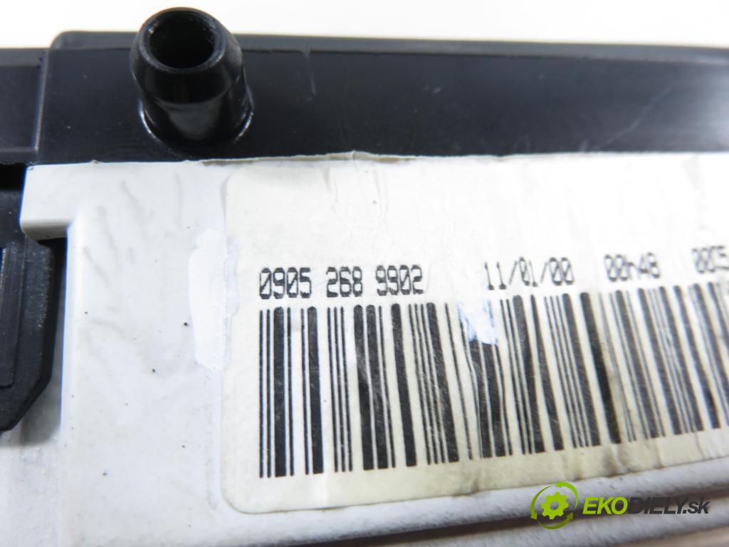 MERCEDES-BENZ KLASA A (W168) HB 2000 75,00 1.6 102 A 160  M 166.960 1598,00 prístrojovka elektrický 09052689902