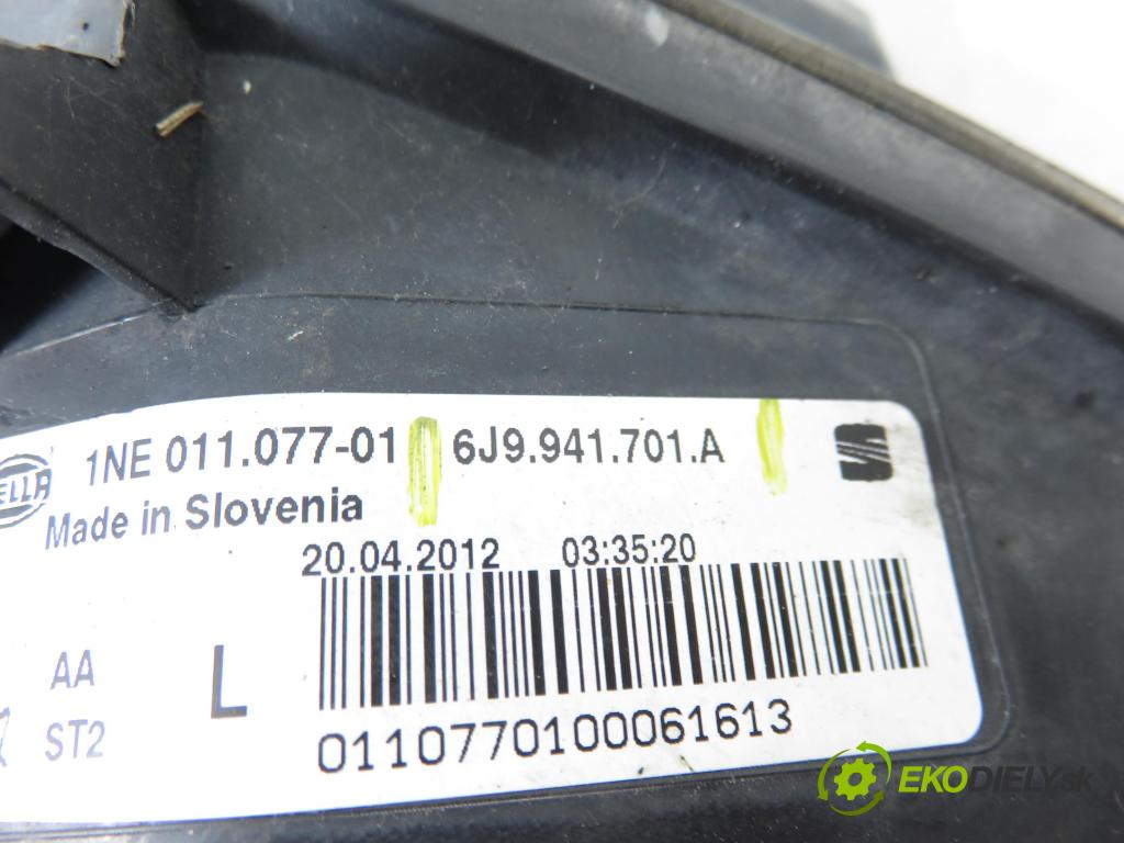 SEAT IBIZA IV (6J5, 6P1) HB 2013 63,00 1.4 - CGGB 1390,00 Hmlové svetlo, hmlovka L 6J9941701A