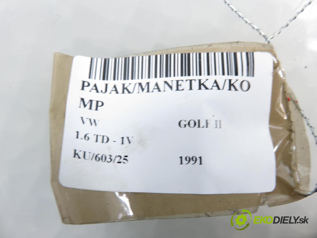 VW GOLF II (19E, 1G1) HB 1991 44,00 1.6 TD - 1V 1589,00 páčka/prepínač