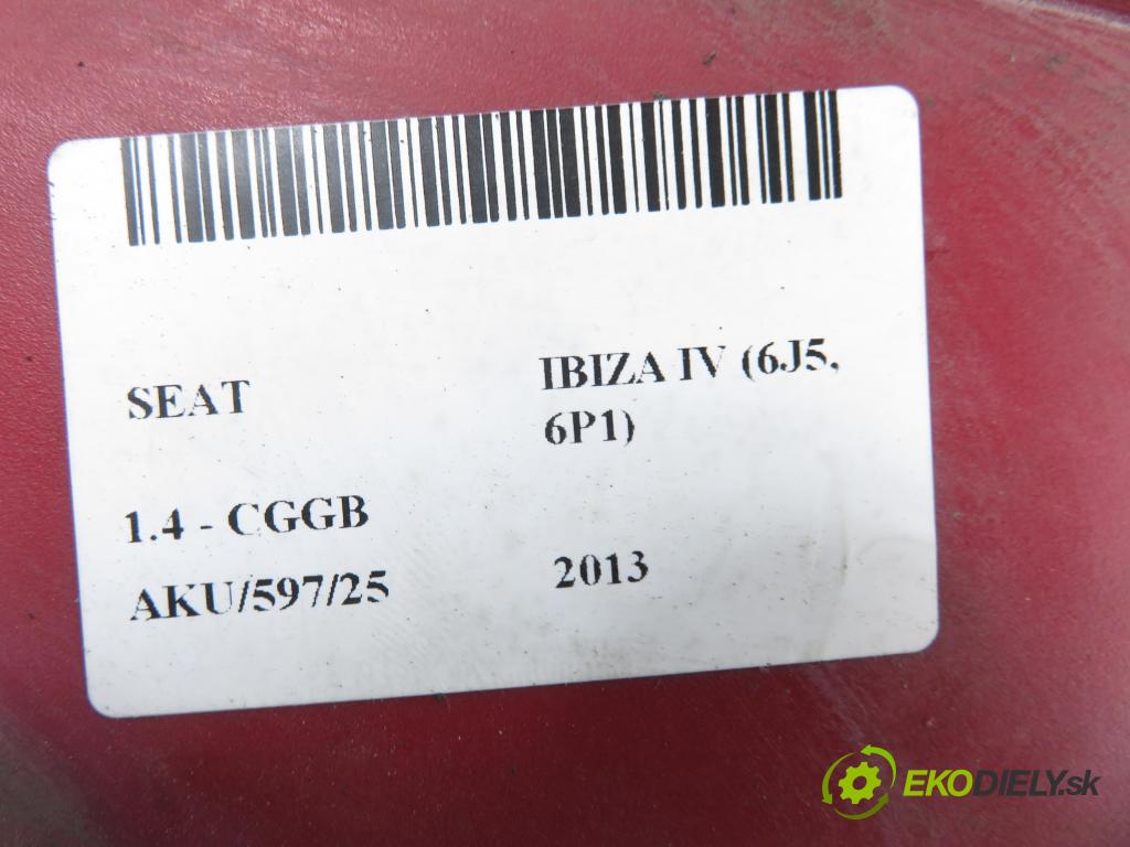 SEAT IBIZA IV (6J5, 6P1) HB 2013 63,00 1.4 - CGGB 1390,00 Svetlo pravé zadné 6J3945096G ; 89319521