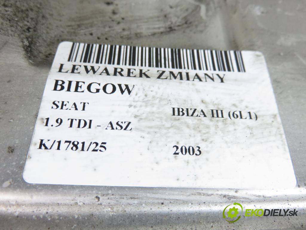 SEAT IBIZA III (6L1) HB 2003 96,00 1.9 TDI PD 130 - ASZ 1896,00 ZVEDÁK: 6Q0711049T