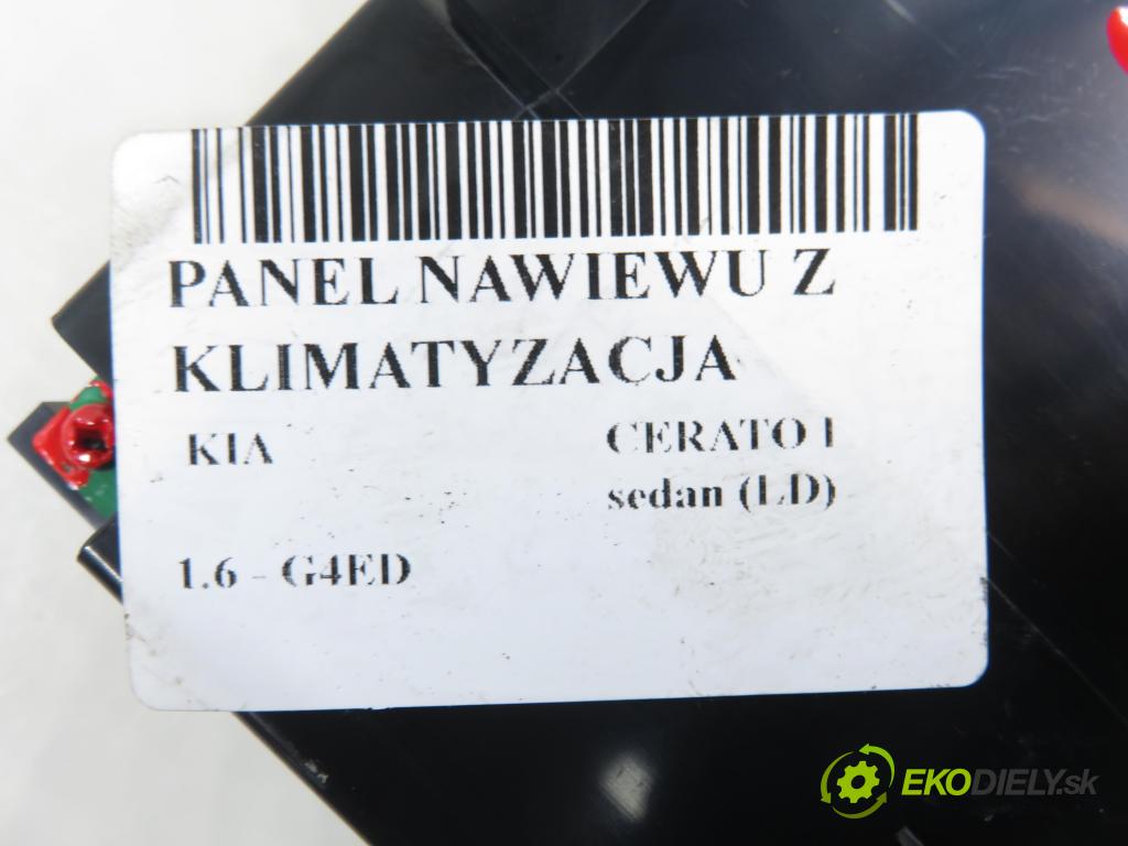 KIA CERATO I sedan (LD) SEDAN 2006 0,00 1.6 - G4ED 1599,00 Panel topení KLIMATIZACE: 972502F200