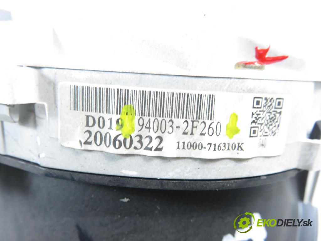 KIA CERATO I sedan (LD) SEDAN 2006 0,00 1.6 - G4ED 1599,00 Prístrojovka elektrický 940032F260