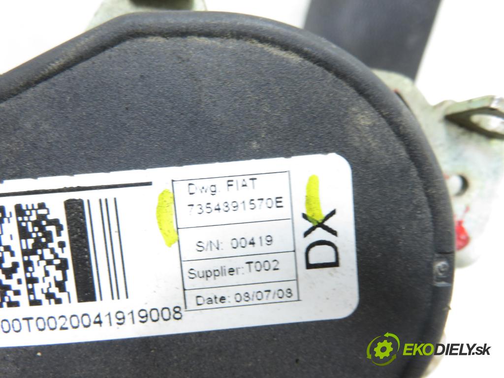 FIAT FIORINO nadwozie zamknięte / kombi (225_) FURGON 2008 55,00 1.3 D Multijet 1248,00 Držiak bezpečnostný PP 7354391570E
