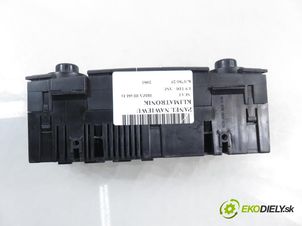 SEAT IBIZA III (6L1) HB 2003 96,00 1.9 TDI PD 130 - ASZ 1896,00 Panel topení KLIMATRONIK 6L0820043B