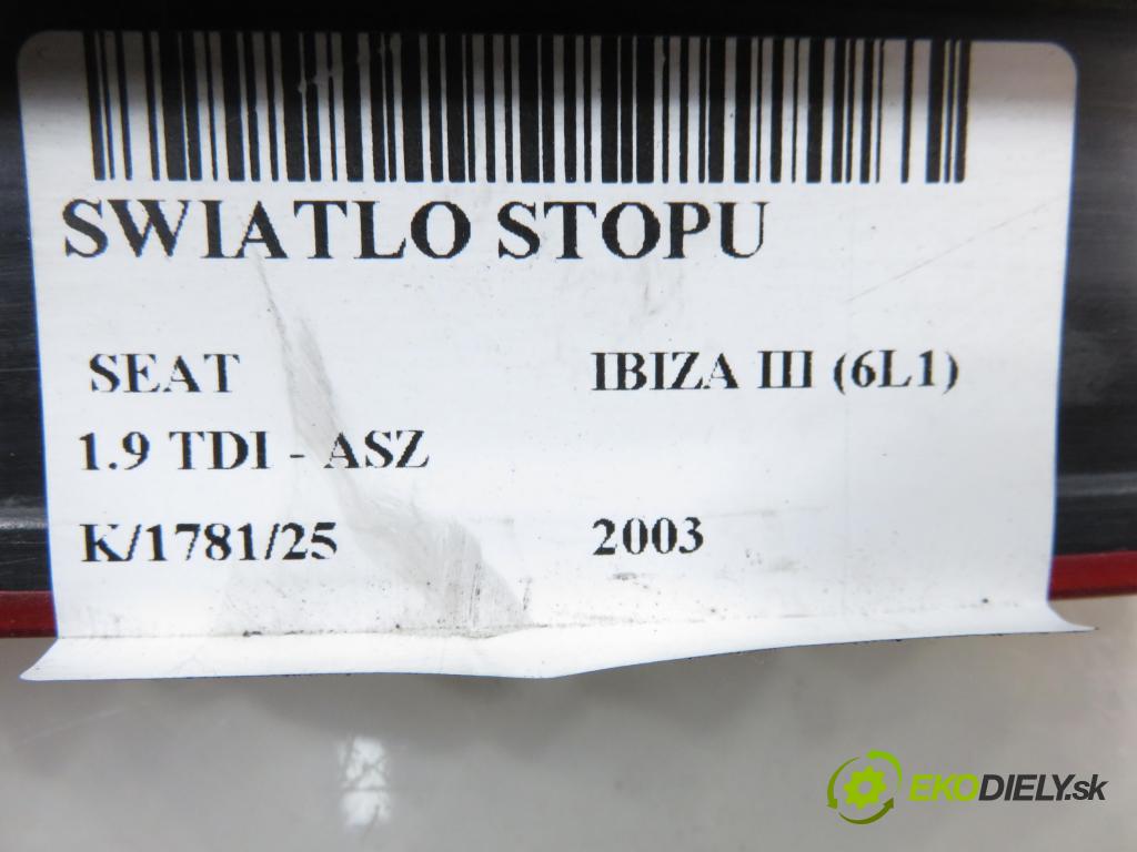 SEAT IBIZA III (6L1) HB 2003 96,00 1.9 TDI PD 130 - ASZ 1896,00 svetlo bŕzd MM