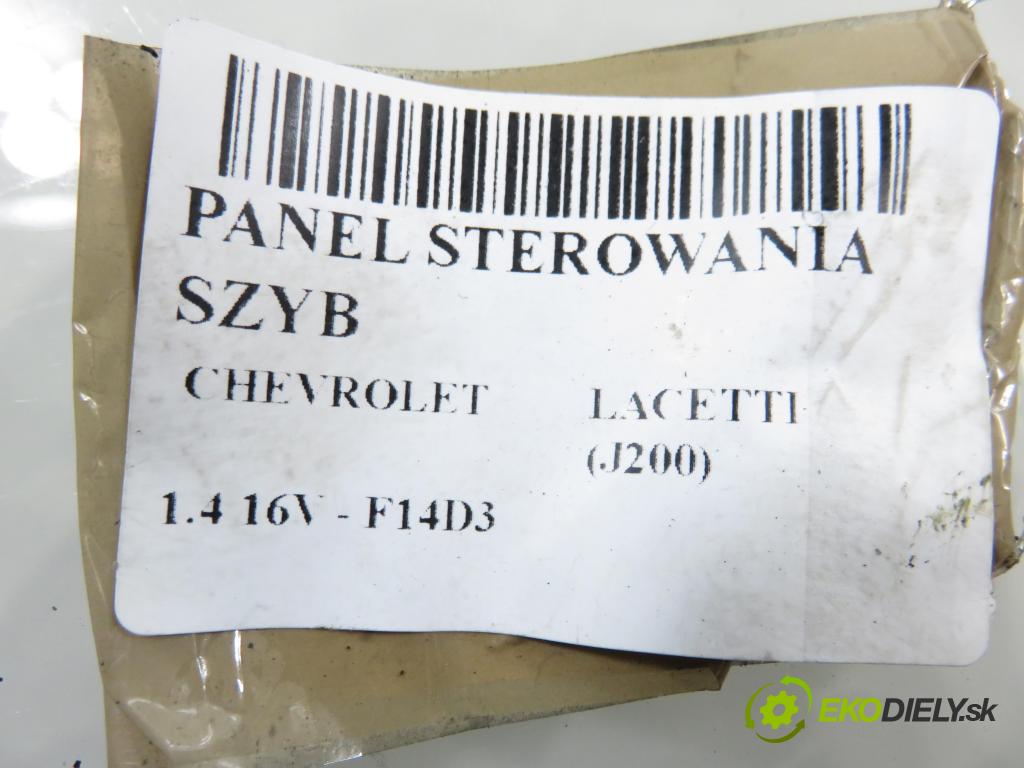 CHEVROLET LACETTI (J200) SEDAN 2008 70,00 1.4 16V - F14D3 1399,00 Panel ovládaní oken 621W04780