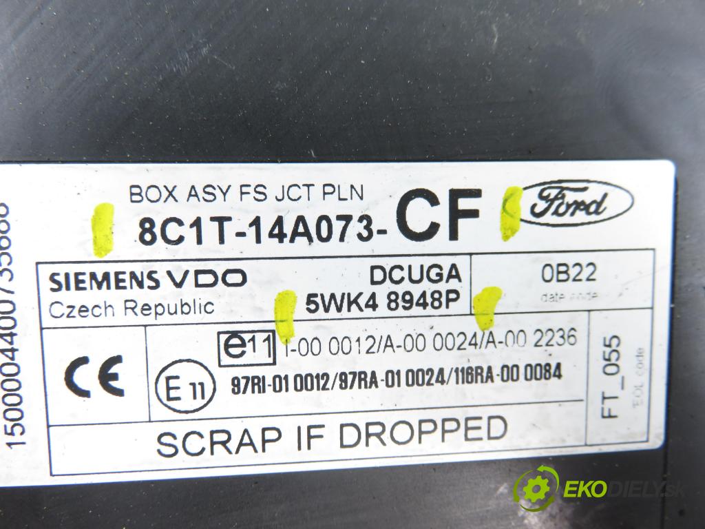 FORD TRANSIT TOURNEO Autobus BUS 2010 63,00 2.2 TDCi - P8FA 2198,00 MODUL BCM 8C1T14A073CF ; 5WK48948P