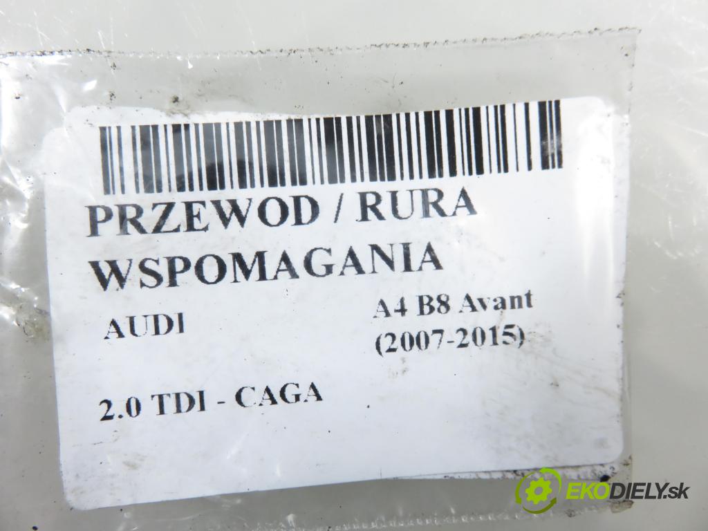 AUDI A4 Avant (8K5, B8) KOMBI 2009 105,00 2.0 TDI - CAGA 1968,00 rúrka / Rúra servočerpadlo 8R1422893R