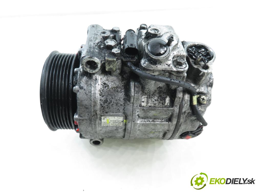 MERCEDES-BENZ KLASA S (W220) SEDAN 2003 191,00 S 400 CDI V8 260 - OM 628.960 3996,00 KOMPRESOR: klimatizace 4472209151 (Kompresor klimatizace)