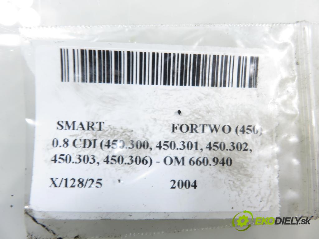 SMART FORTWO Coupe (450) HB 2004 30,00 0.8 CDI (450.300, 450.301, 450.302, 450.303, 450.3 799,00 RELÉ: JÚN: 6601500079 ; 0004491V007 ; 0281003021