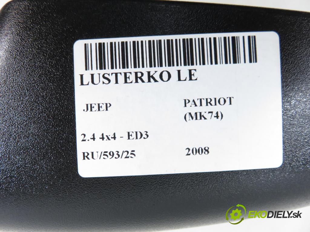JEEP PATRIOT (MK74) SUV 2008 125,00 2.4 4x4 - 170 DOHC 16V Dual VVT (ED3) 2360,00 Spätné zrkadlo LE