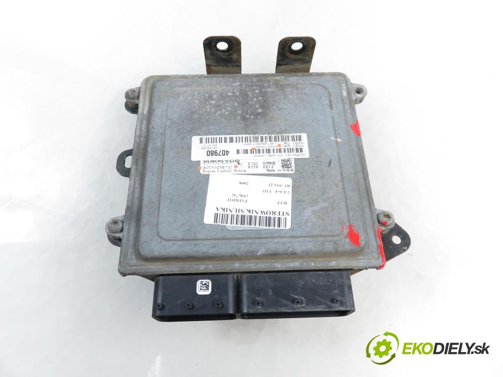 JEEP PATRIOT (MK74) SUV 2008 125,00 2.4 4x4 - 170 DOHC 16V Dual VVT (ED3) 2360,00 Riadiaca jednotka Motor P68027209AE ; A2C53286727