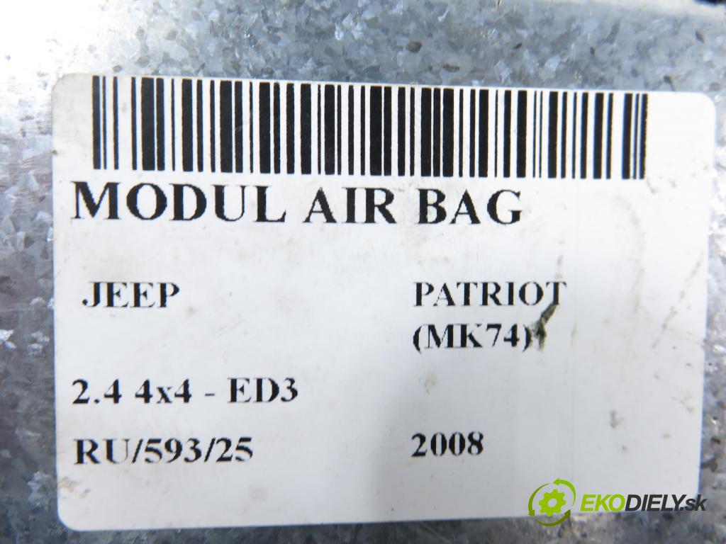 JEEP PATRIOT (MK74) SUV 2008 125,00 2.4 4x4 - 170 DOHC 16V Dual VVT (ED3) 2360,00 MODUL air BAG P04672611AD