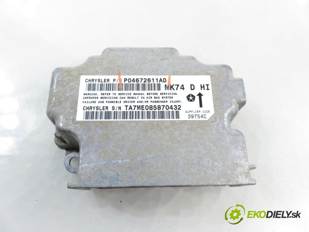 JEEP PATRIOT (MK74) SUV 2008 125,00 2.4 4x4 - 170 DOHC 16V Dual VVT (ED3) 2360,00 MODUL air BAG P04672611AD