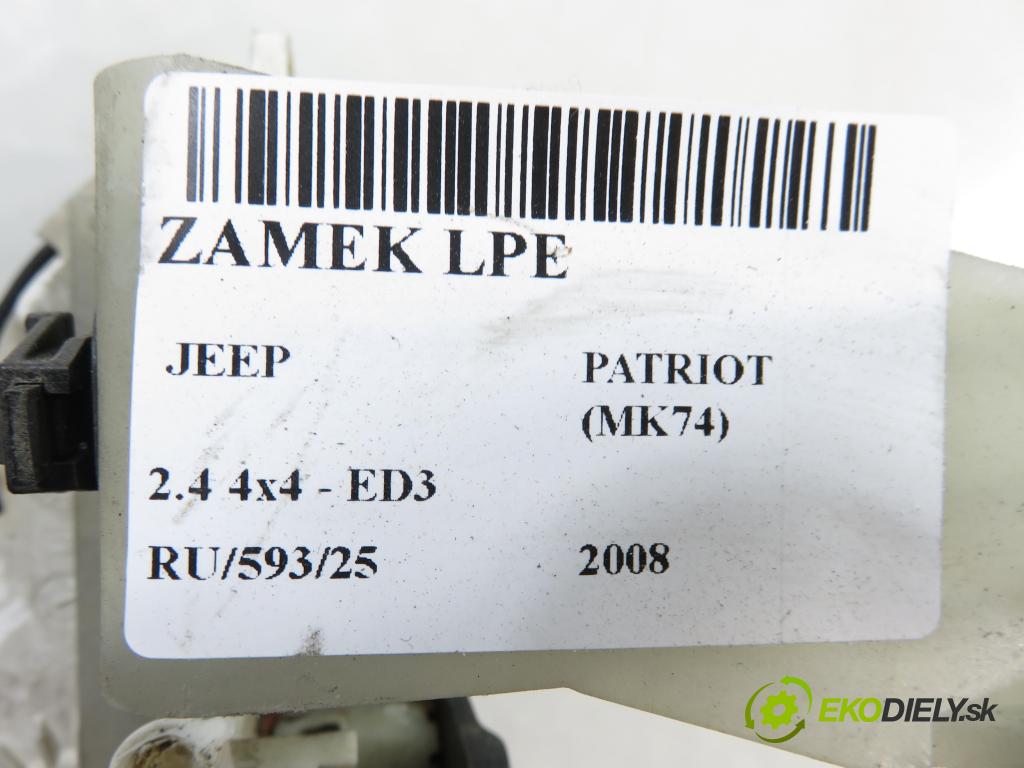 JEEP PATRIOT (MK74) SUV 2008 125,00 2.4 4x4 - 170 DOHC 16V Dual VVT (ED3) 2360,00 zámok P04589409AE