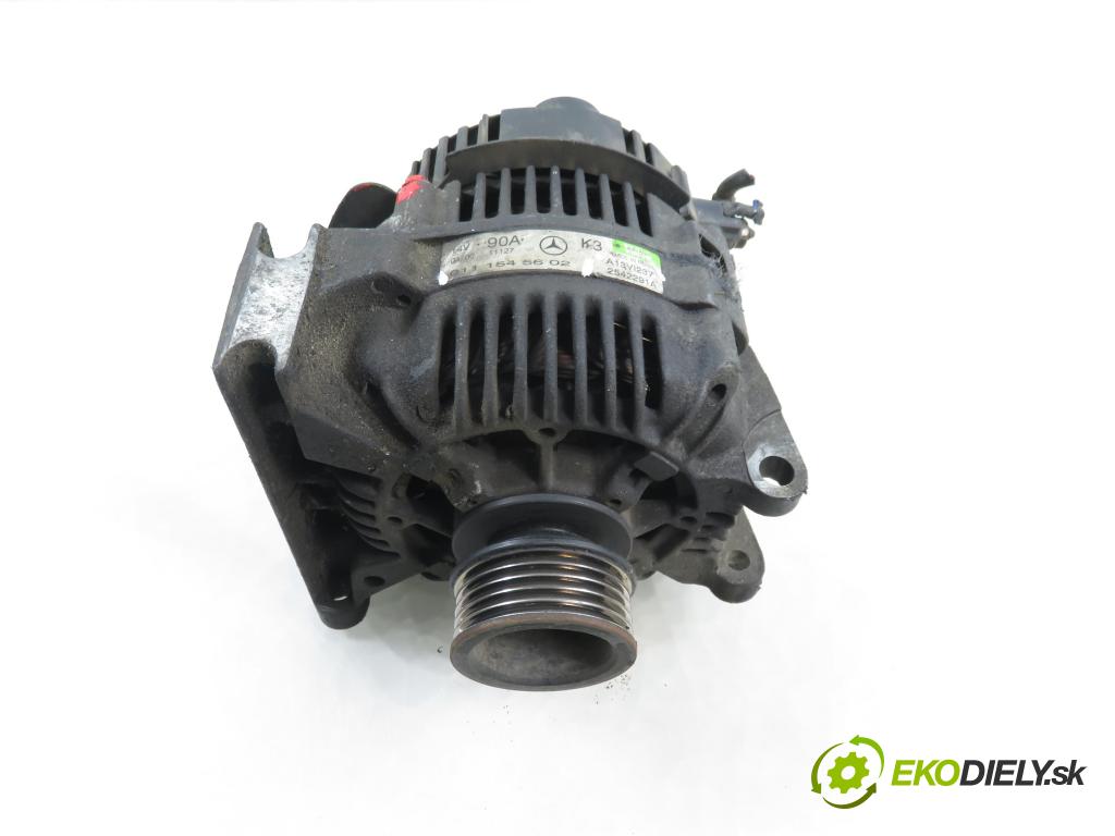 MERCEDES-BENZ KLASA A (W168) HB 2000 75,00 1.6 102 A 160  M 166.960 1598,00 Alternátor 0111545602 (Alternátor)