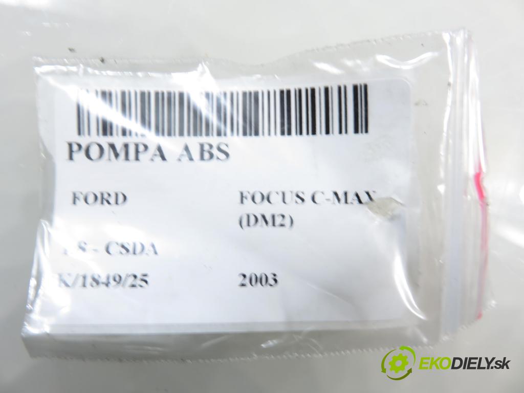 FORD FOCUS C-MAX (DM2) MINIVAN 2003 88,00 1.8 - CSDA 1798,00 Pumpa ABS 10096001093 ; 3M512C405AD ; 10020600484 (Pumpa ABS)